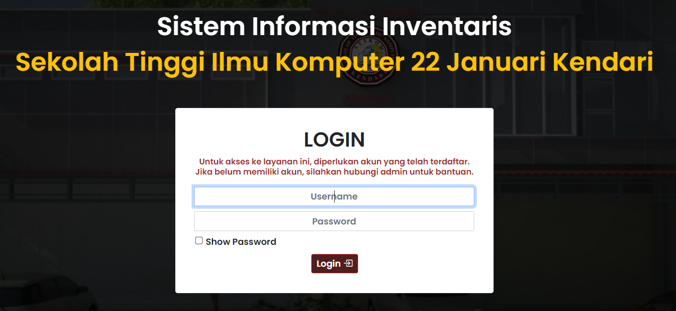 Sistem Informasi Inventaris